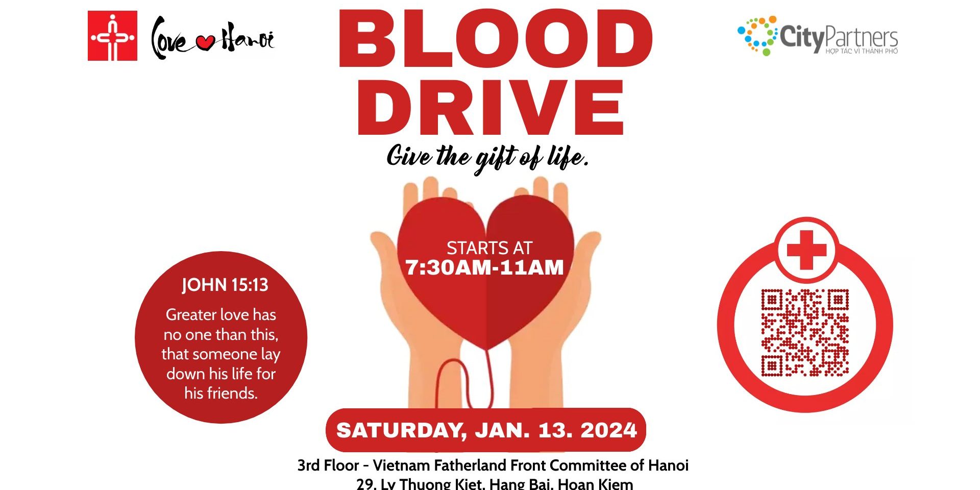 BLOOD DRIVE – JAN 2024